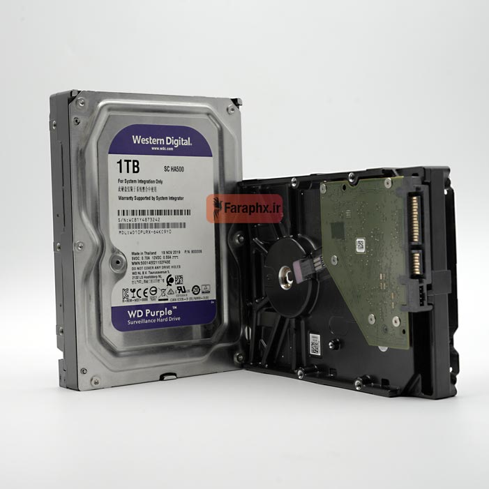 Hdd1Tb1 هارد اینترنال وسترن دیجیتال 1 ترابایت بنفش - تصویر 1
