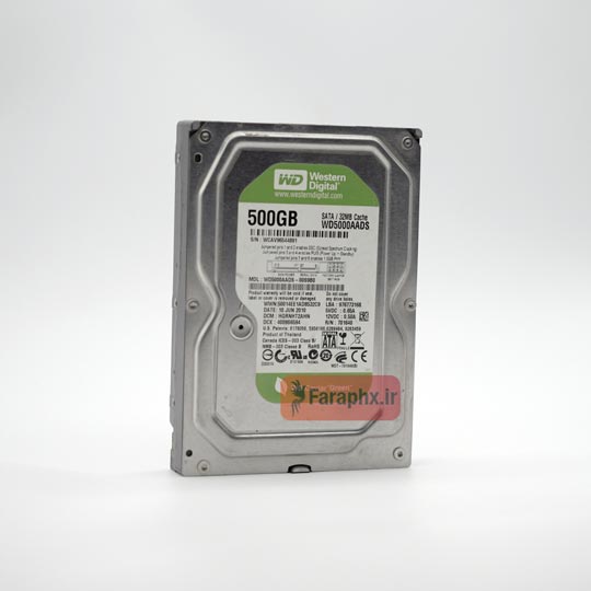 Hdd500gb1 هارد اینترنال وسترن دیحیتال ۵۰۰ گیگ سبز - تصویر 3